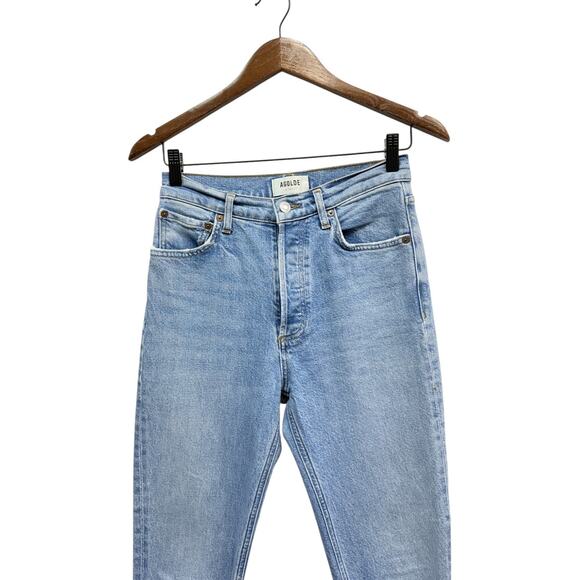 AGOLDE Nico High Rise Slim Jean in Cliffside Button Fly size 25 - Picture 4 of 8